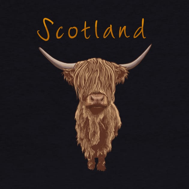 Scottish Cow by Pickledjo